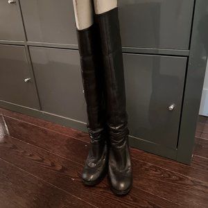 Custome National Black Over the Knee Boots - Size 39